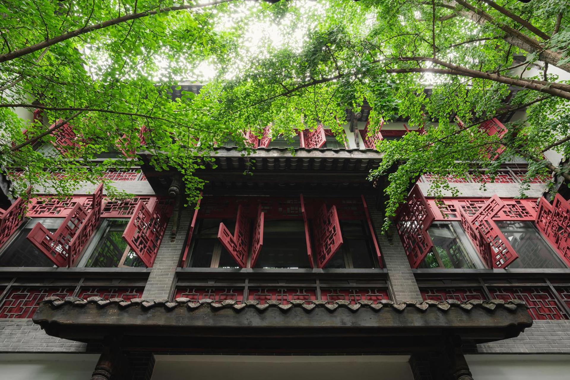 Guanyin Yiyuntai Hotel Chengdu Exterior foto